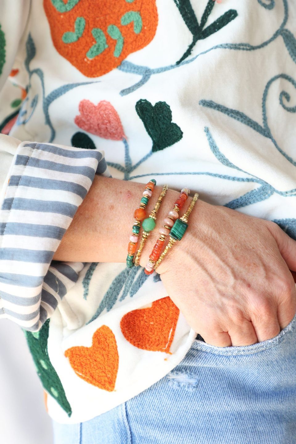 Shiny bracelet aventurine