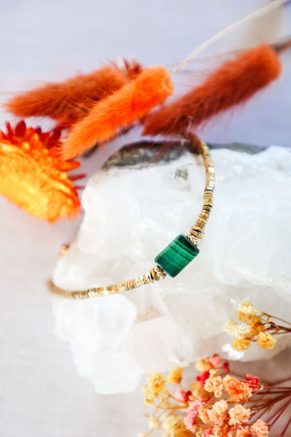 Bracelet SHINY Malachite