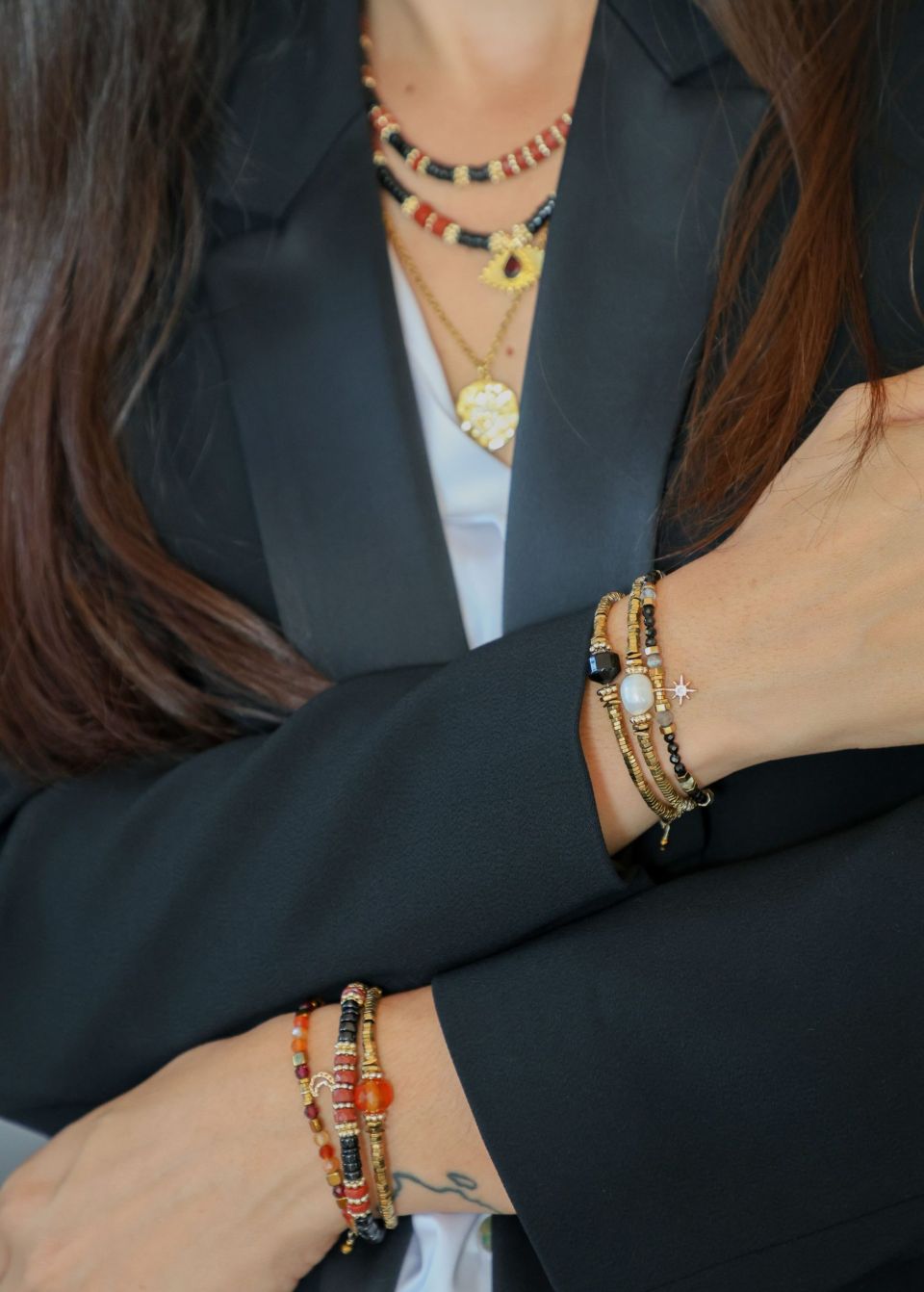 Bracelet SHINY Onyx noir