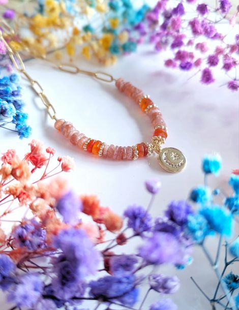 Bijou artisanal fait main en pierres naturelles — Ame Création Arcachon