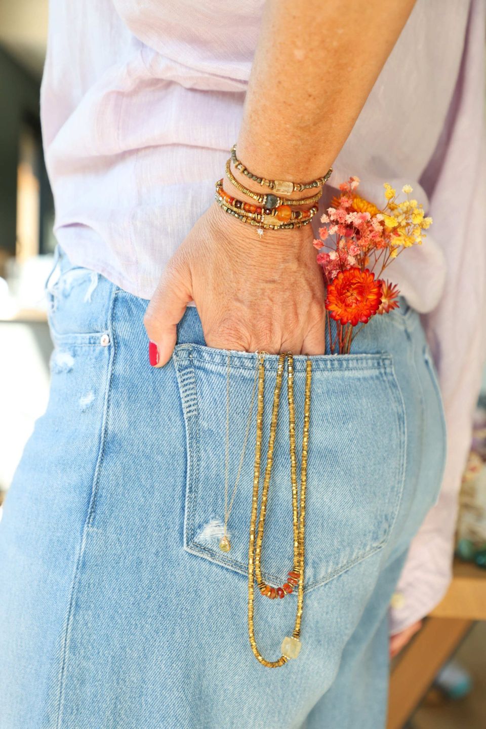 Bijou artisanal fait main — Ame Création bijoux pierres naturelles Arcachon