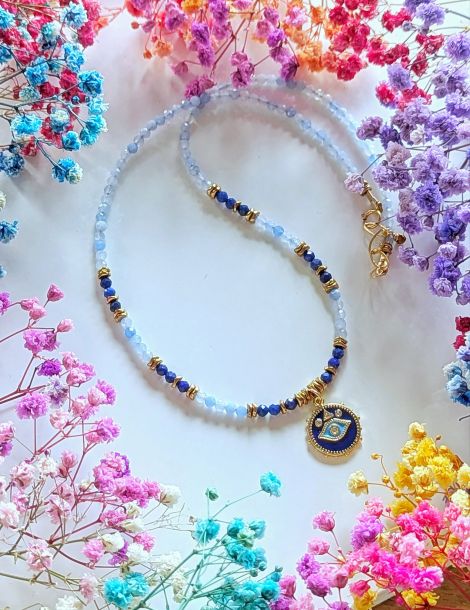 Bijou artisanal fait main en pierres naturelles — Ame Création Arcachon