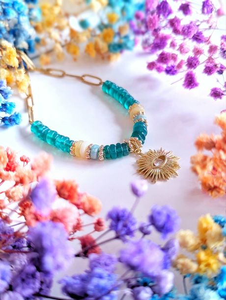 Bijou artisanal fait main en pierres naturelles — Ame Création Arcachon