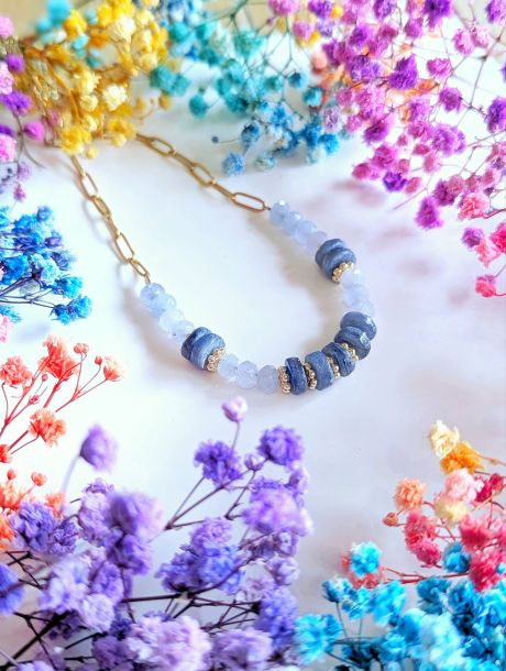 Bijou artisanal fait main en pierres naturelles — Ame Création Arcachon