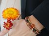 Shiny cornaline bracelet