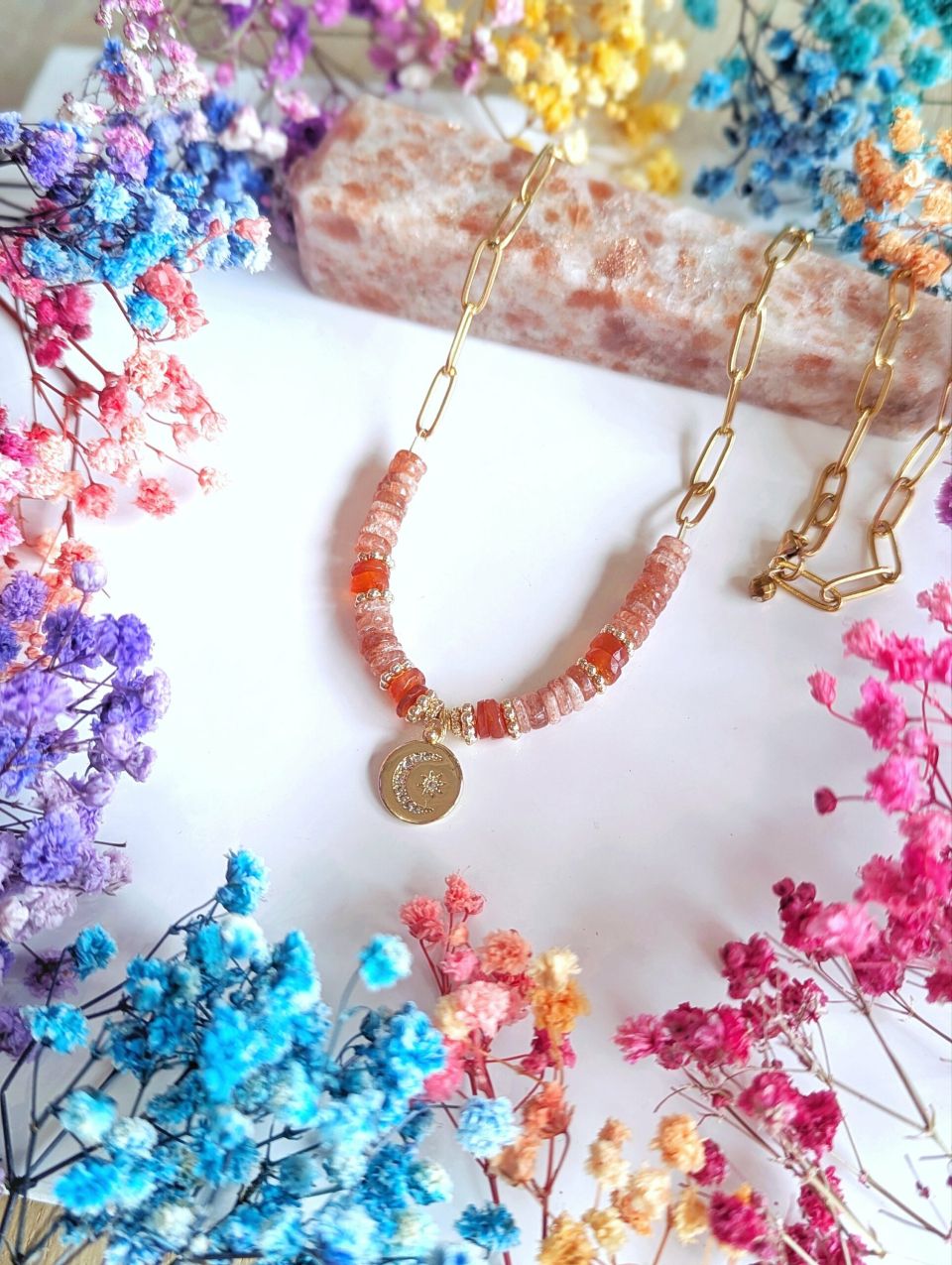 Bijou artisanal fait main en pierres naturelles — Ame Création Arcachon