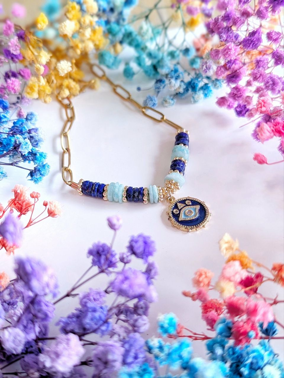 Bijou artisanal fait main en pierres naturelles — Ame Création Arcachon