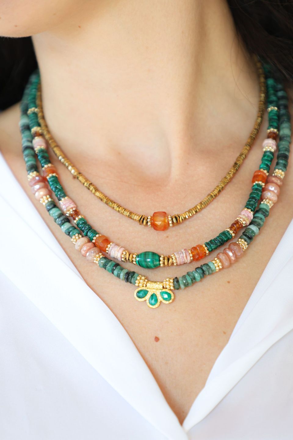 Bijou artisanal fait main — Ame Création bijoux pierres naturelles Arcachon