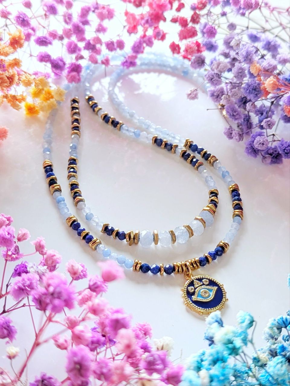Bijou artisanal fait main en pierres naturelles — Ame Création Arcachon